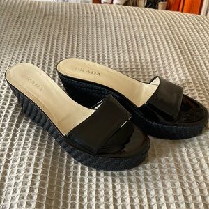 Prada platform sandals size 38